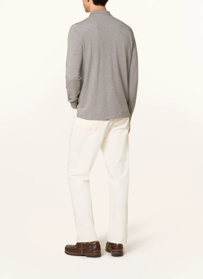 POLO RALPH LAUREN Piqué-Poloshirt Custom Slim Fit – GRAU MELIERT