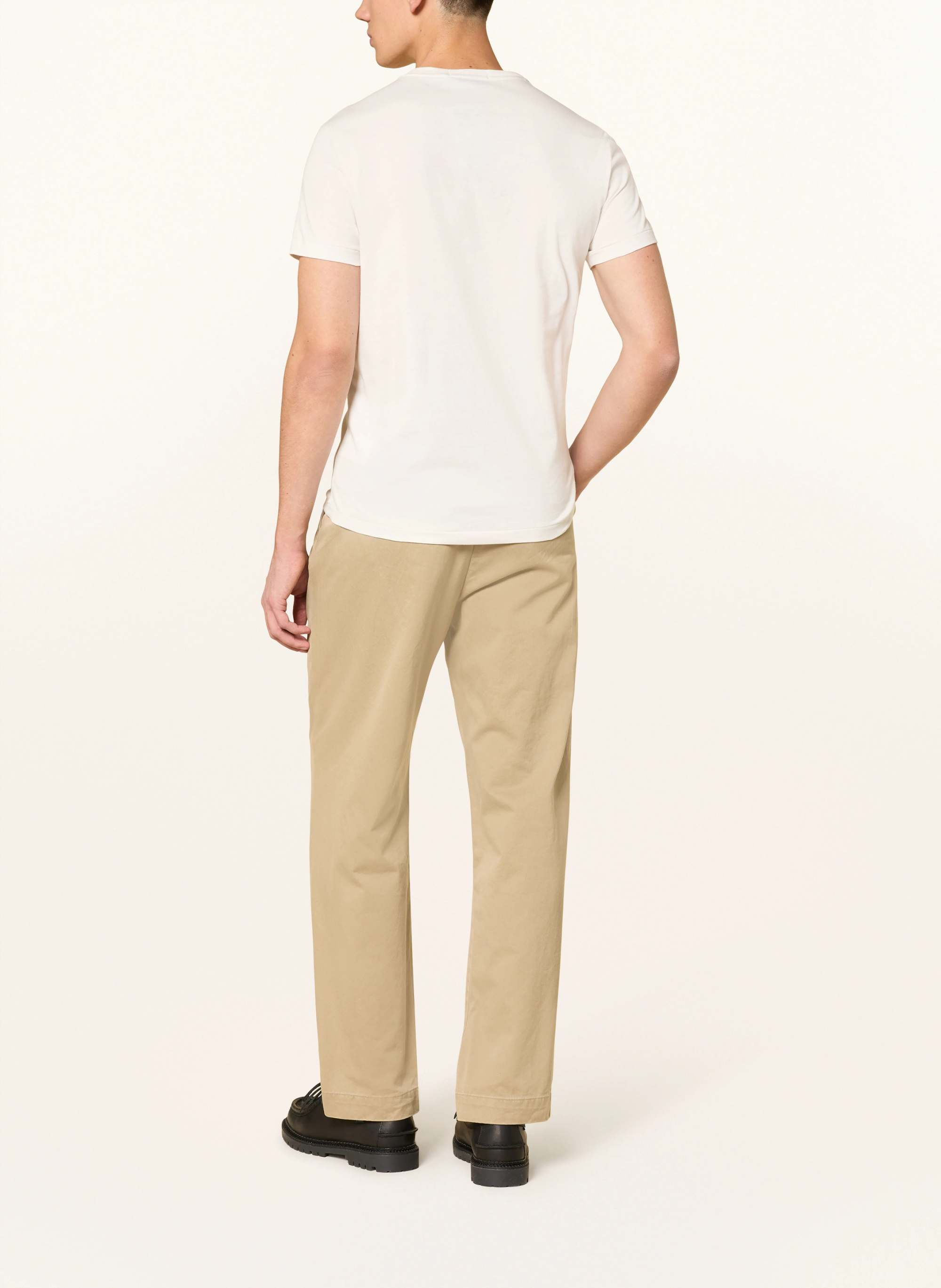 POLO RALPH LAUREN T-Shirt – WEISS / BRAUN