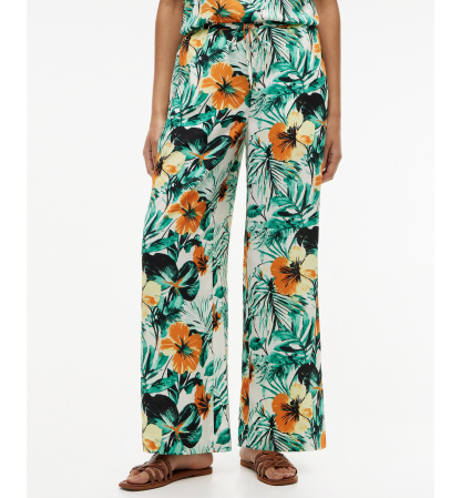 Tommy Hilfiger Women's Printed Pull-On Pants - Summer Floral