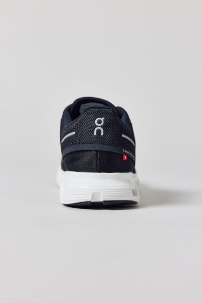 On Men's Cloud 6 Sneakers - Black | White