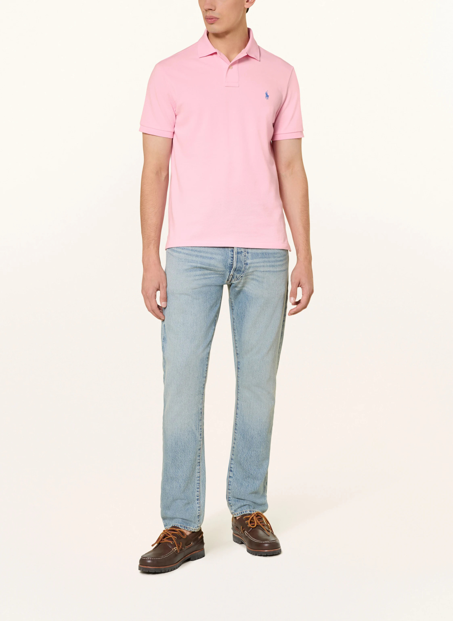 POLO RALPH LAUREN Piqué-Poloshirt Custom Slim Fit – ROSA