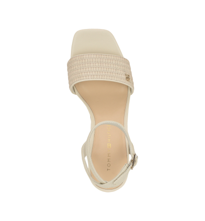 Tommy Hilfiger Women's Skilars High Block Heel Sandals - Chic Cream