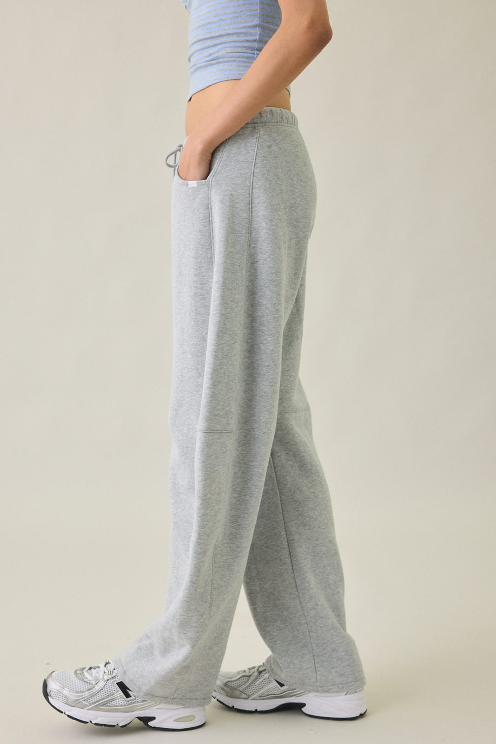 Out From Under Essential Barrel Leg 2.0 Sweatpants - Grey
