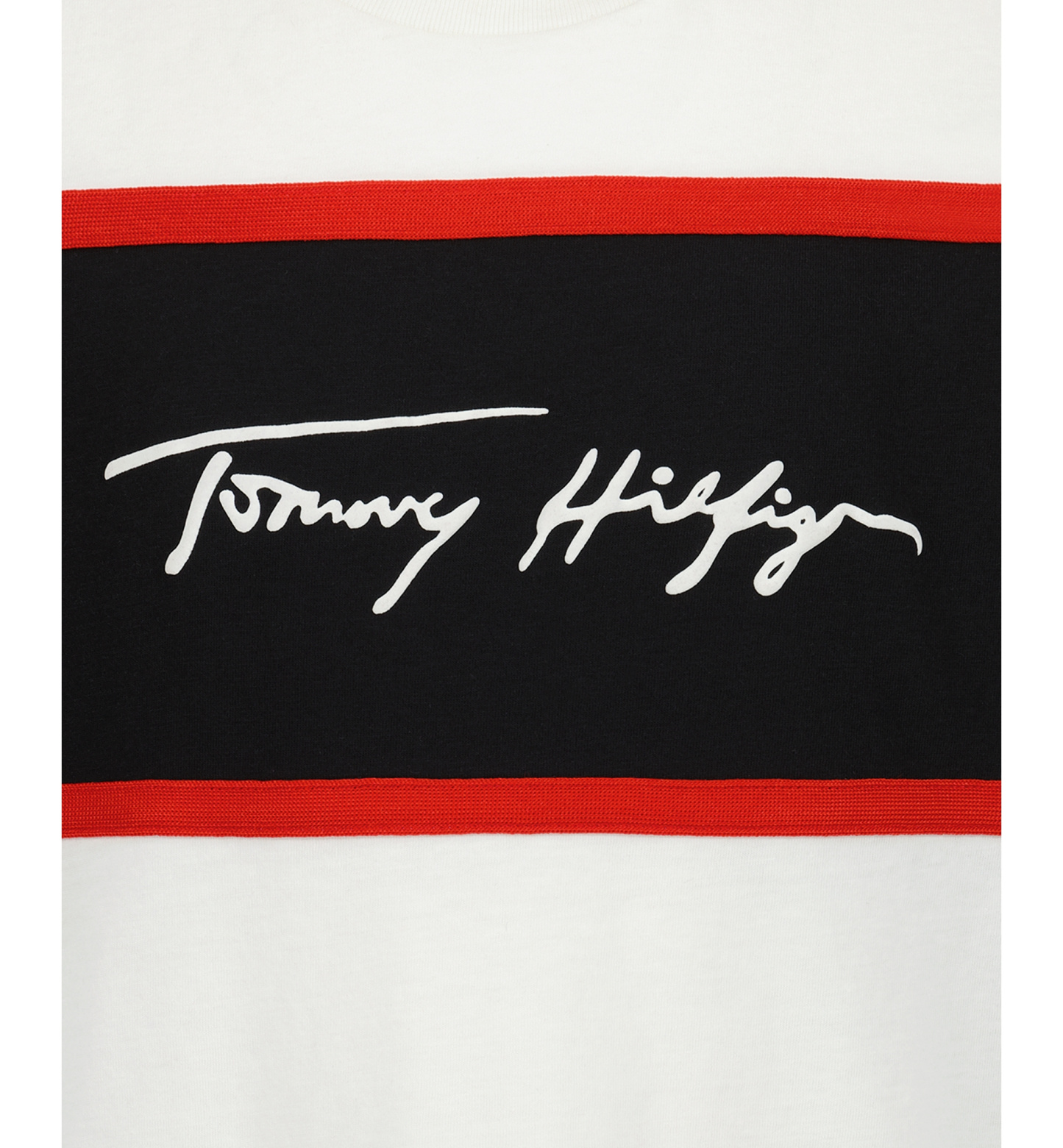 Tommy Hilfiger Boys' 2T-7 Color-Block Short-Sleeve T-Shirt - White/Header