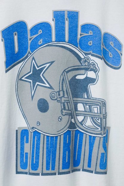 Junk Food NFL Throwback Helmet Flea Market Tee - Dallas Cowboys