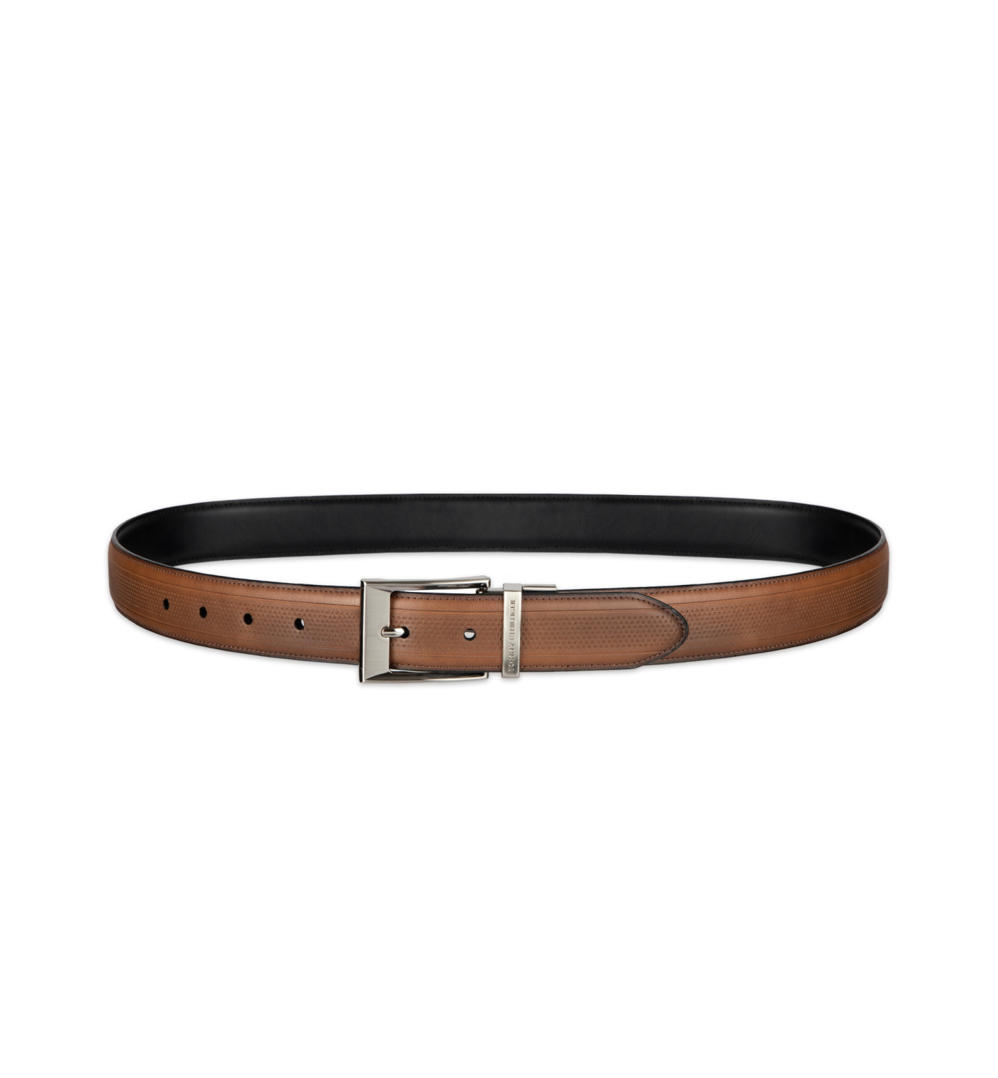 32MM STRETCH BELT - Tan/black