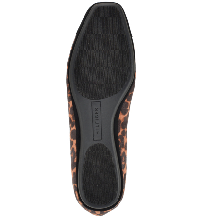 Tommy Hilfiger Women's Bekim Cap Toe Ballet Flats - Light Brown Leopard Multi