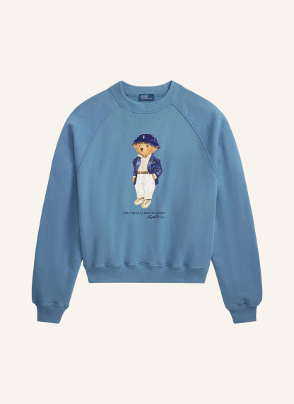 POLO RALPH LAUREN Pullover – BLAUGRAU / CREME / DUNKELBLAU