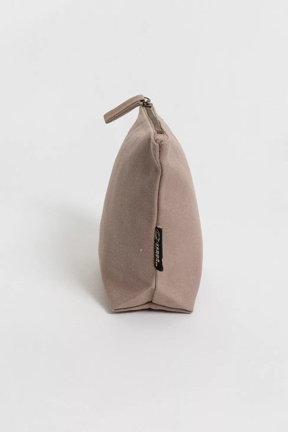 Terra Thread Organic Cotton Canvas Zippered Pouch - Beige