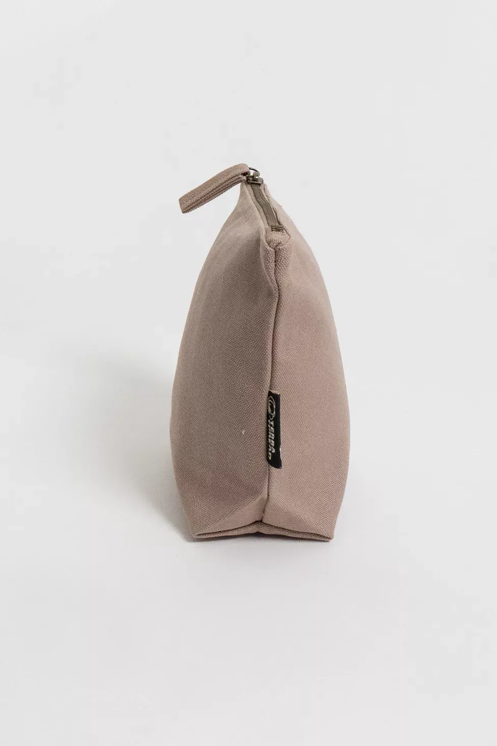 Terra Thread Organic Cotton Canvas Zippered Pouch - Beige
