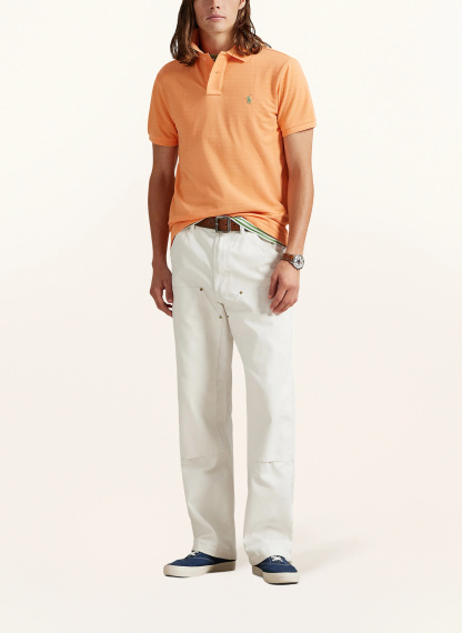 POLO RALPH LAUREN Piqué-Poloshirt Custom Slim Fit – ORANGE (2)