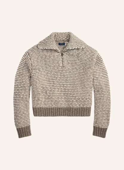 POLO RALPH LAUREN Pullover – GRAU / CREME