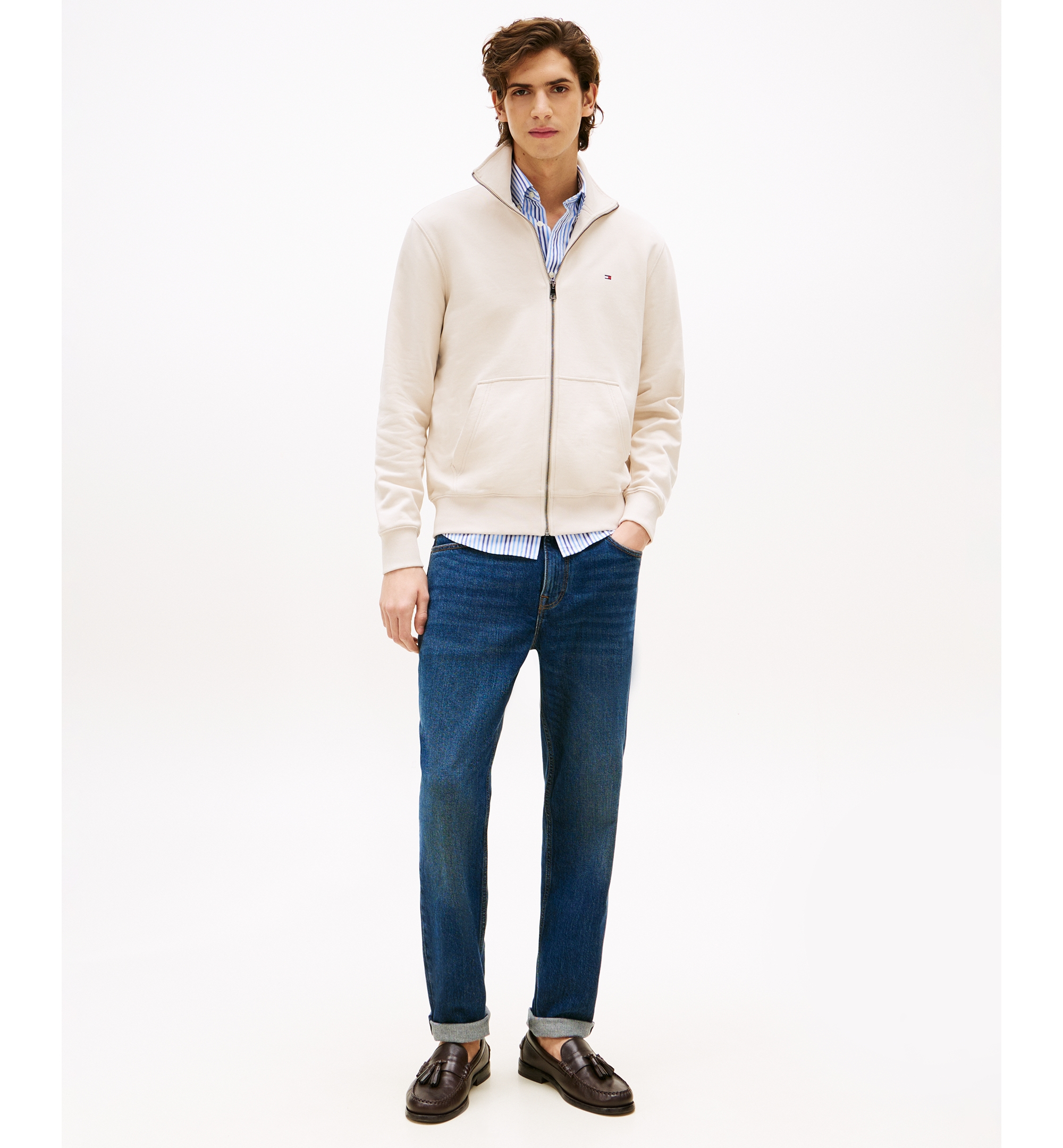 Tommy Hilfiger Men's Denton Straight-Fit Jeans - Dark Indigo
