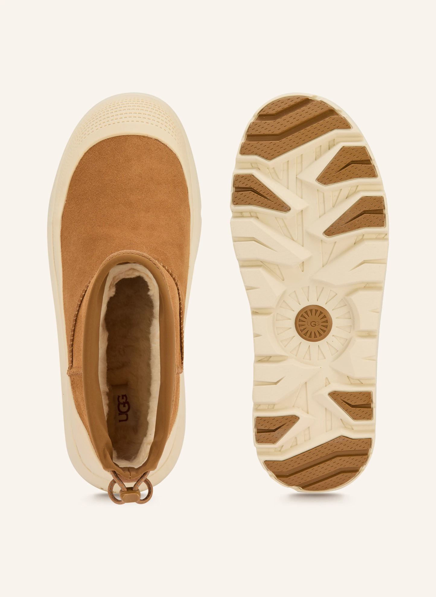 UGG Plateau-Boots CLASSIC ULTRA MINI WEATHER HYBRID – CAMEL / CREME