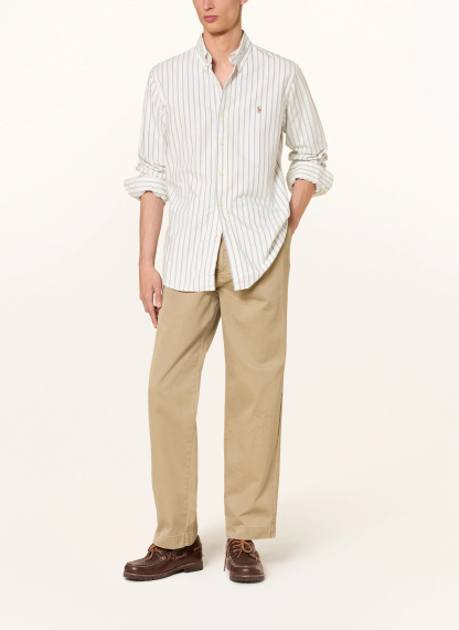 POLO RALPH LAUREN Oxfordhemd Custom Fit – WEISS / BLAU
