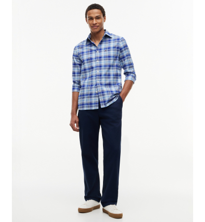 Tommy Hilfiger Men's Oxford Multi-Check Shirt - Wedge Blue / Check