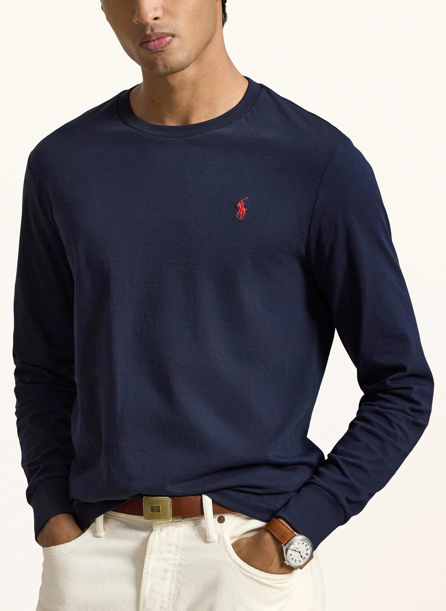 POLO RALPH LAUREN Longsleeve – DUNKELBLAU