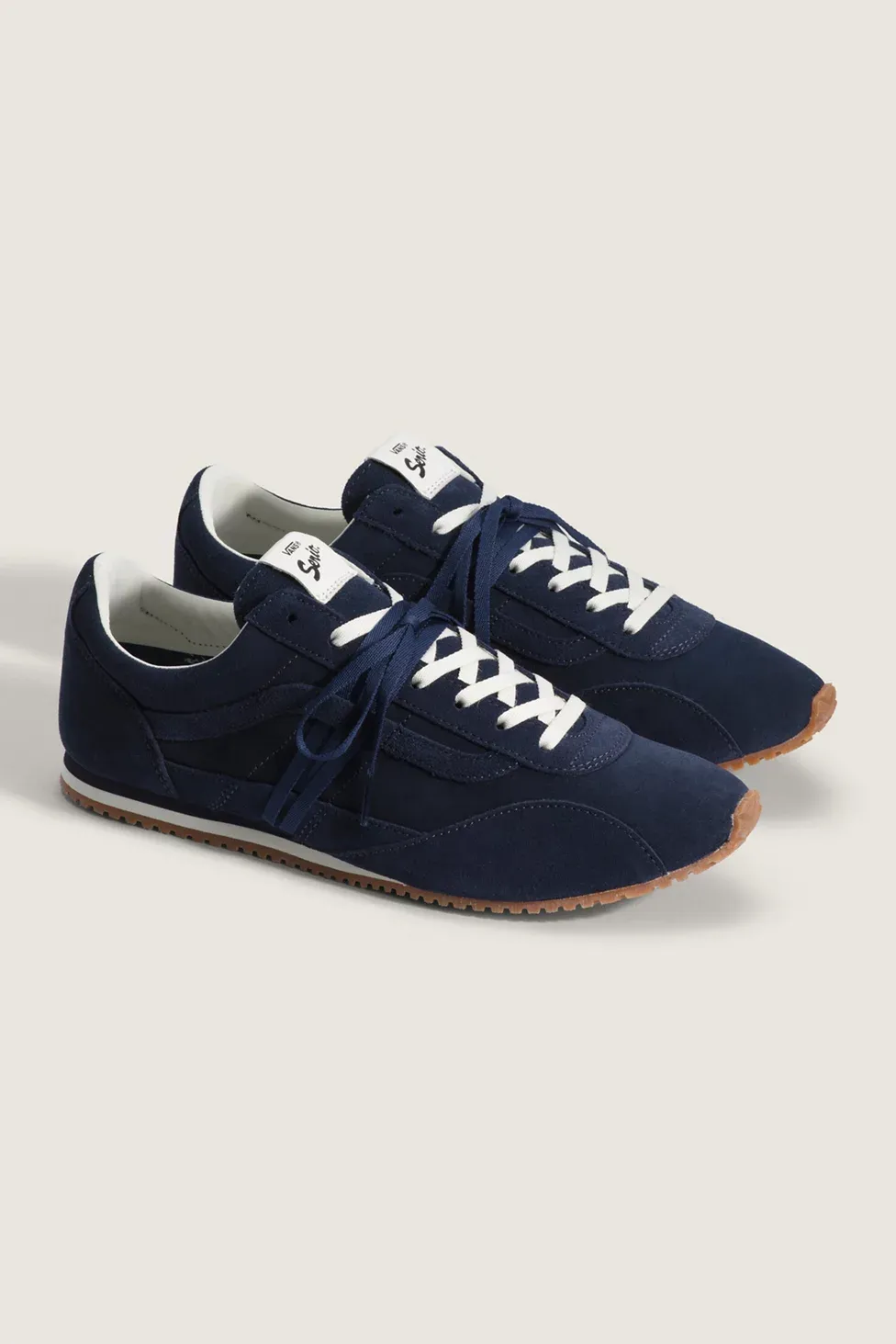 Vans Premium Super Lowpro Trainer Sneakers - Suede Parisian Night