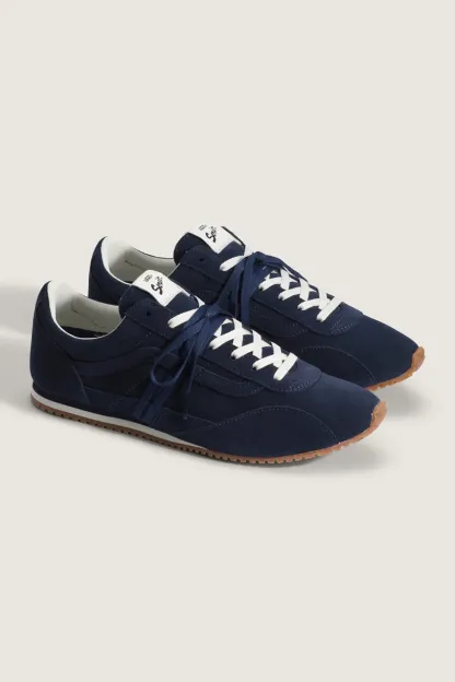 Vans Premium Super Lowpro Trainer Sneakers - Suede Parisian Night