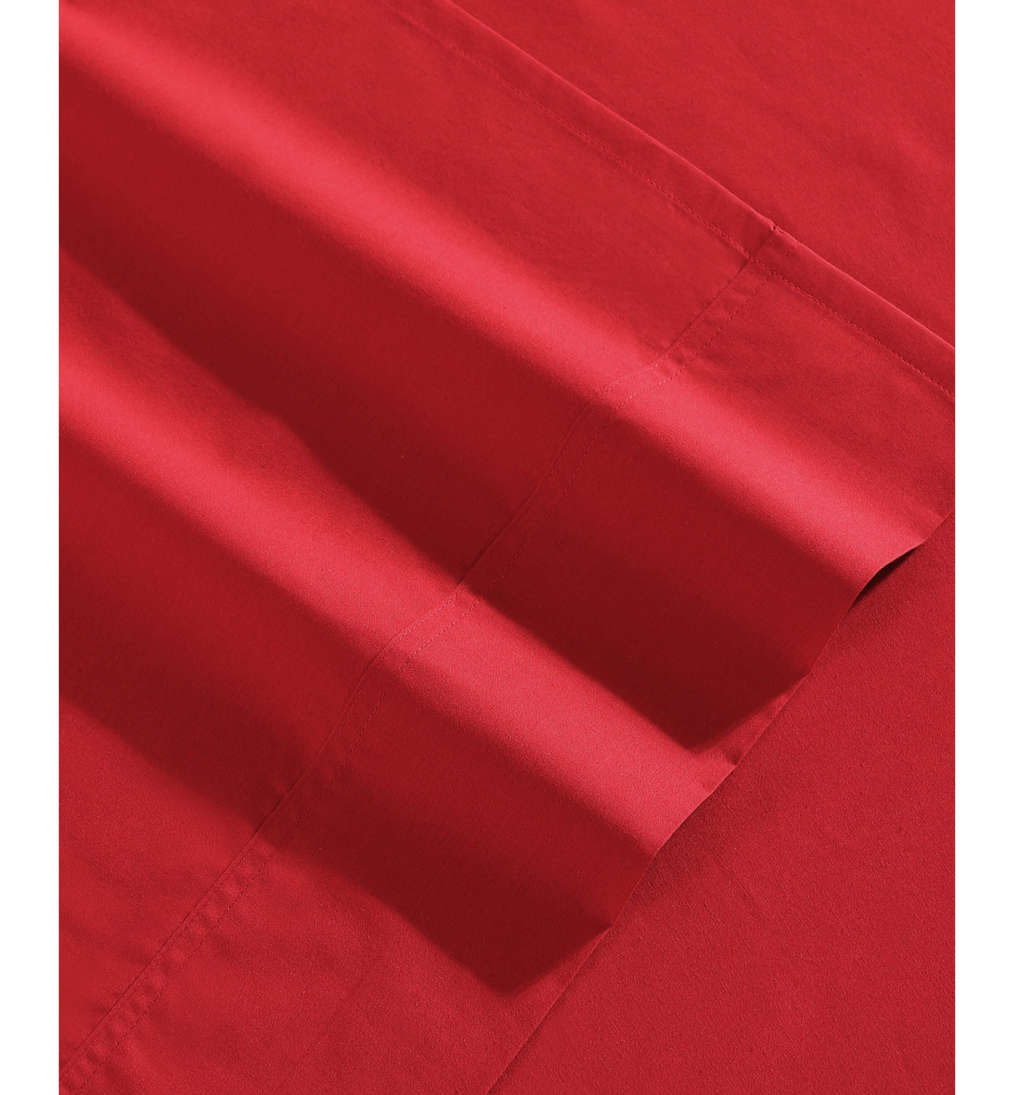 Tommy Hilfiger Solid 200-Thread Count Cotton Percale Sheet Set - Red
