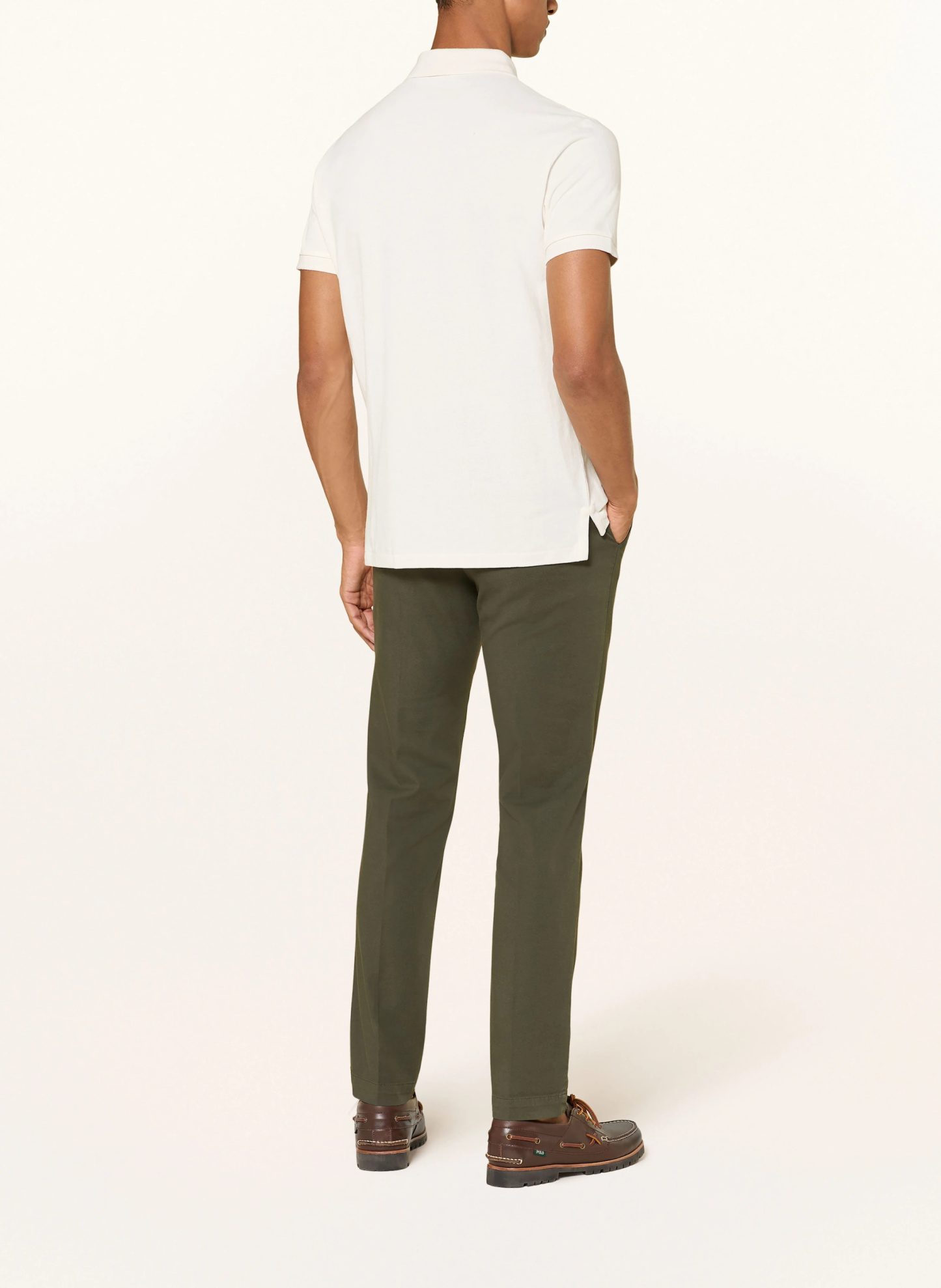 POLO RALPH LAUREN Piqué-Poloshirt Custom Slim Fit – ECRU