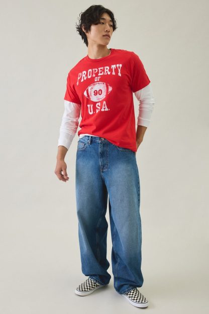 BDG Big & Baggy Fit Jeans - Coastal