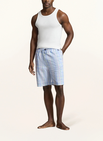 POLO RALPH LAUREN Lounge-Shorts – HELLBLAU / ROSA / GRÜN