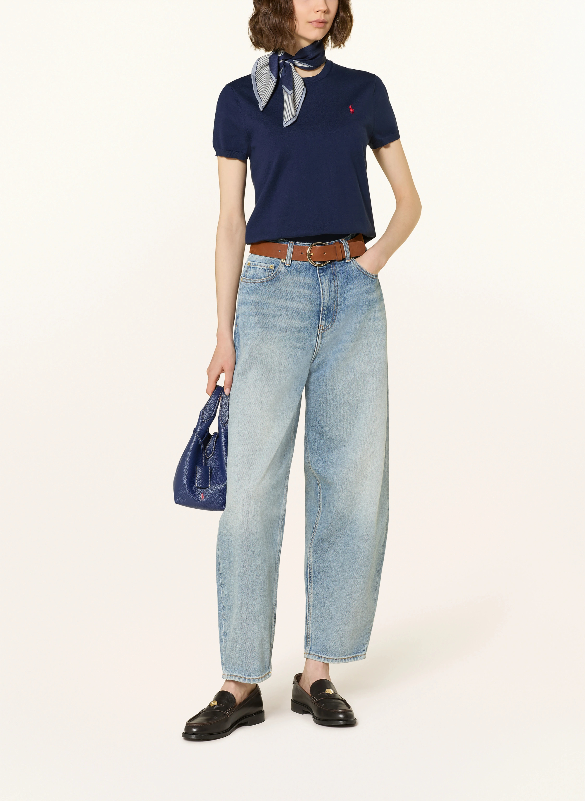 POLO RALPH LAUREN Strickshirt – DUNKELBLAU