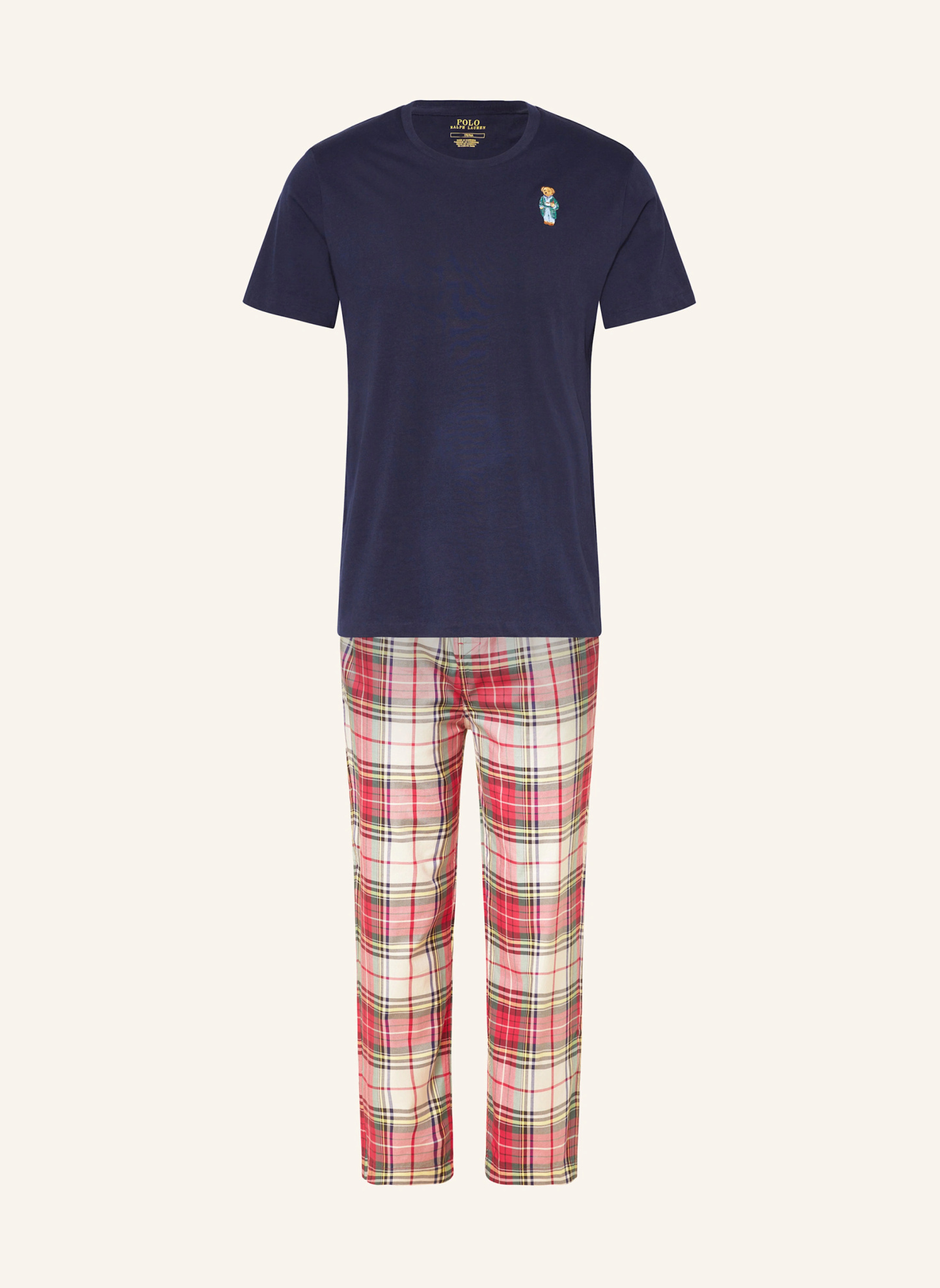 POLO RALPH LAUREN Schlafanzug – DUNKELBLAU / PINK / GRÜN