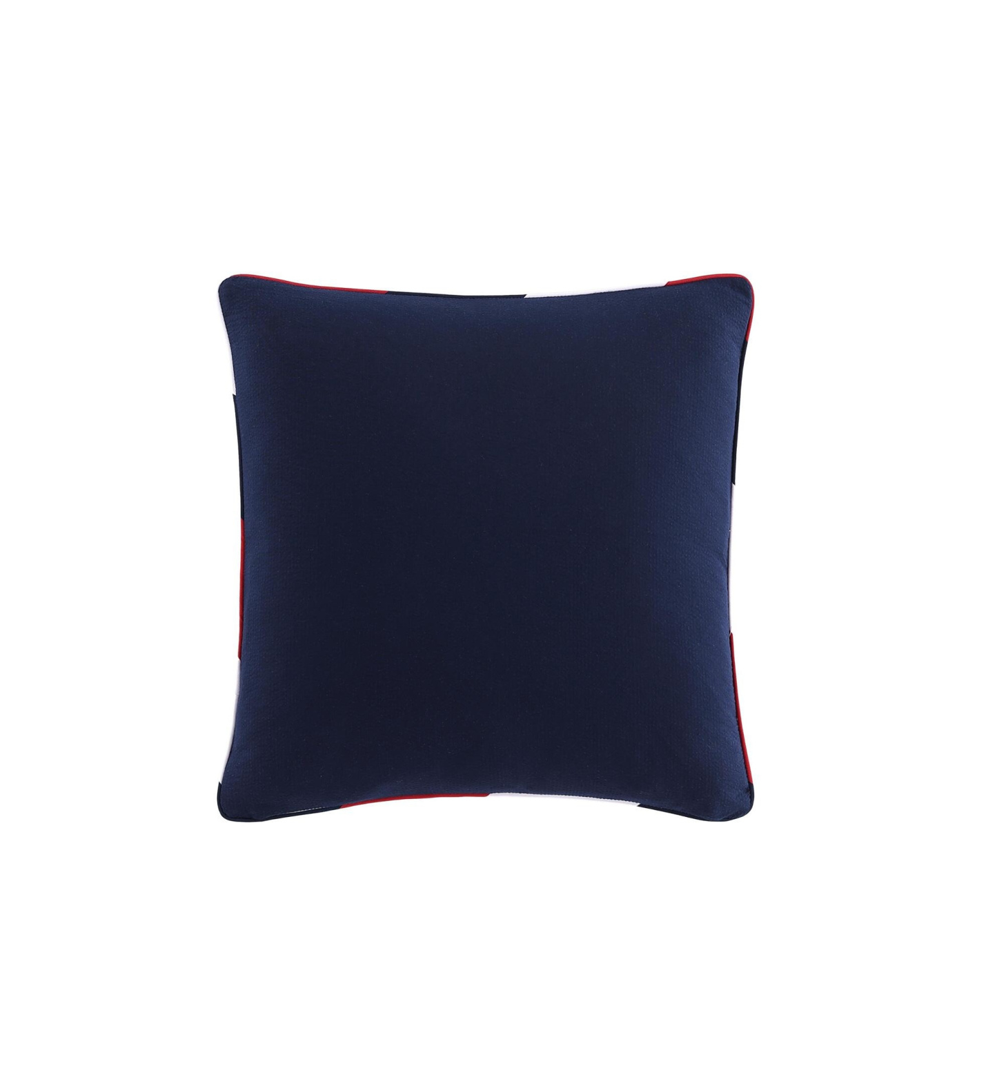 Tommy Hilfiger Flag Seersucker Square Pillow, 20" X 20" - Blue/Red/White