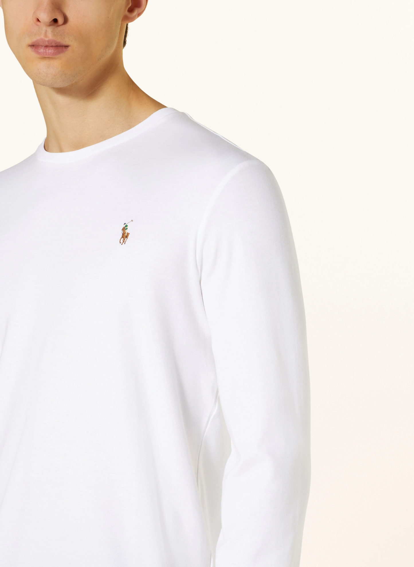 POLO RALPH LAUREN Longsleeve – WEISS