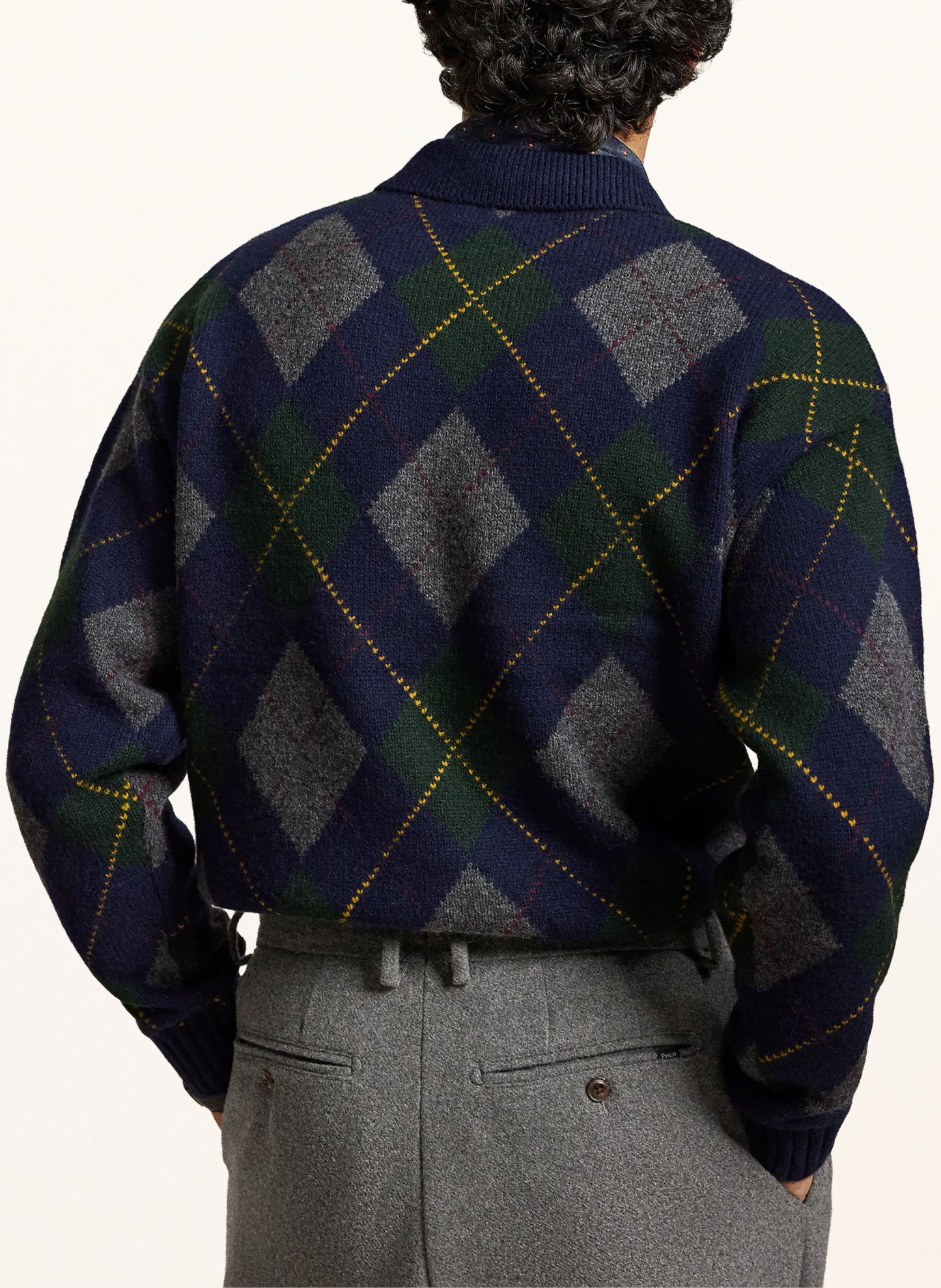 POLO RALPH LAUREN Pullover – DUNKELBLAU / GRAU / GRÜN