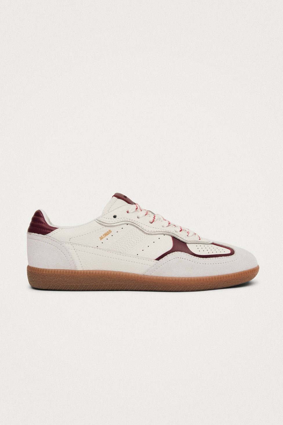 ALOHAS tb. 490 Leather Sneakers - White Burgundy