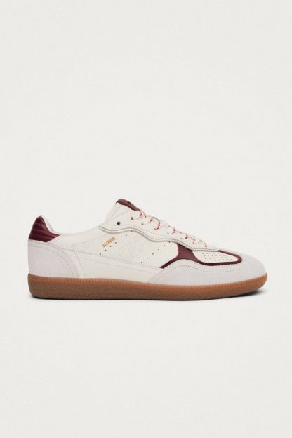 ALOHAS tb. 490 Leather Sneakers - White Burgundy