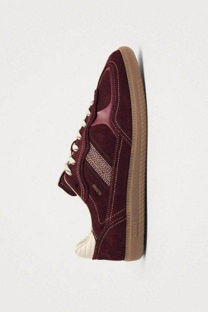 ALOHAS tb. 490 Leather Sneakers - Burgundy Cream