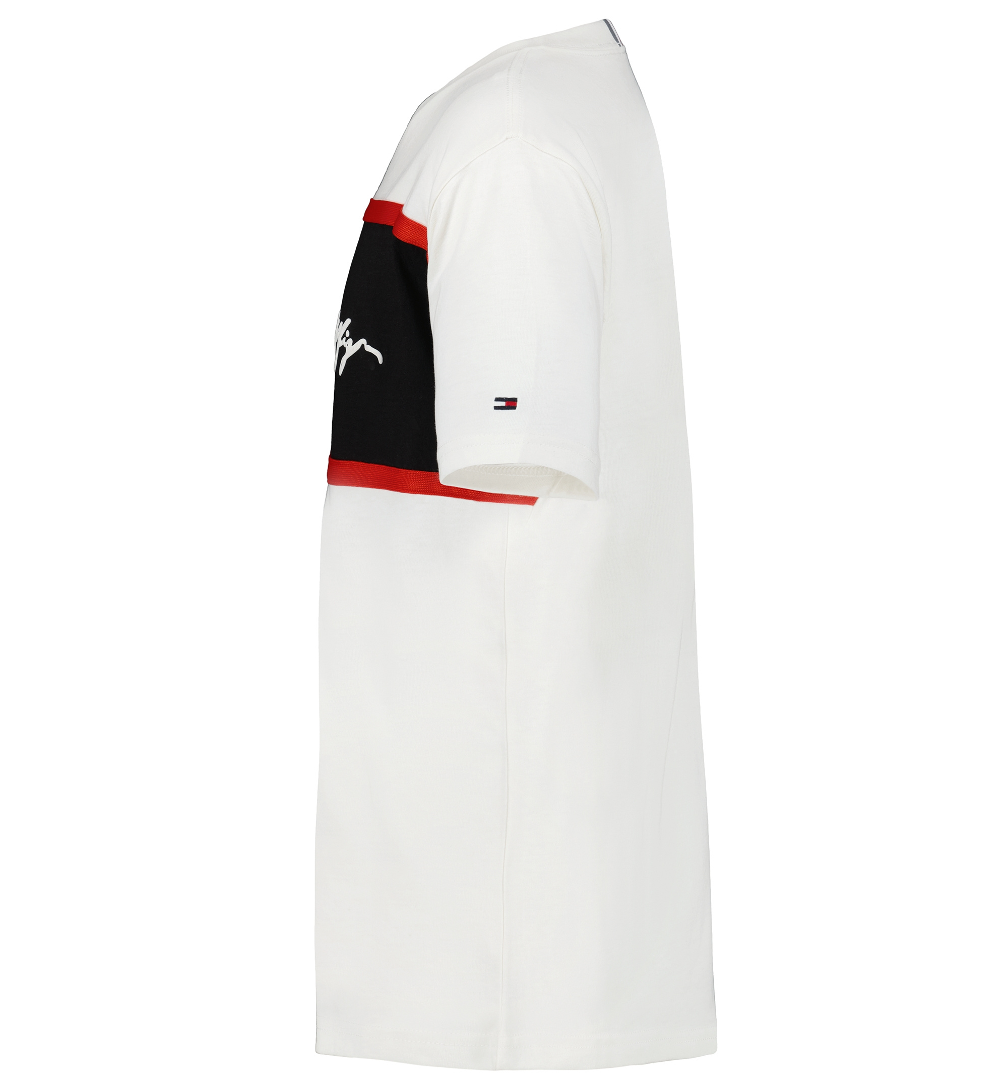 Tommy Hilfiger Boys' 2T-7 Color-Block Short-Sleeve T-Shirt - White/Header