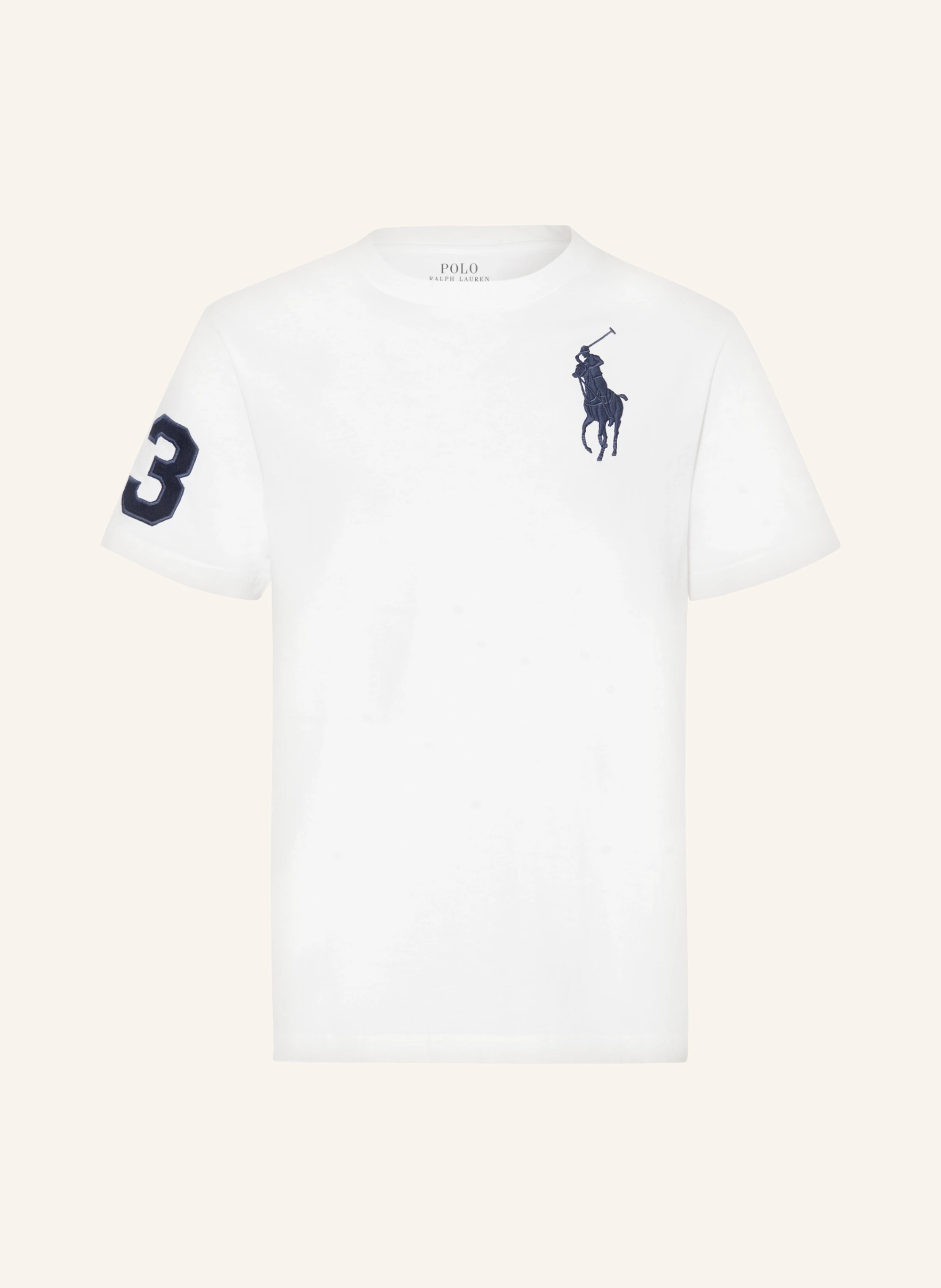 POLO RALPH LAUREN T-Shirt – WEISS / DUNKELBLAU