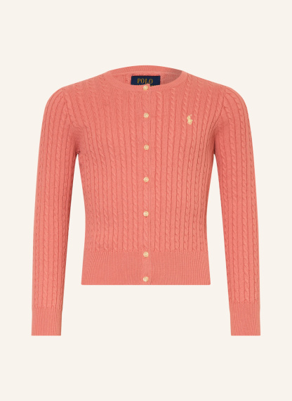 POLO RALPH LAUREN Strickjacke – LACHS
