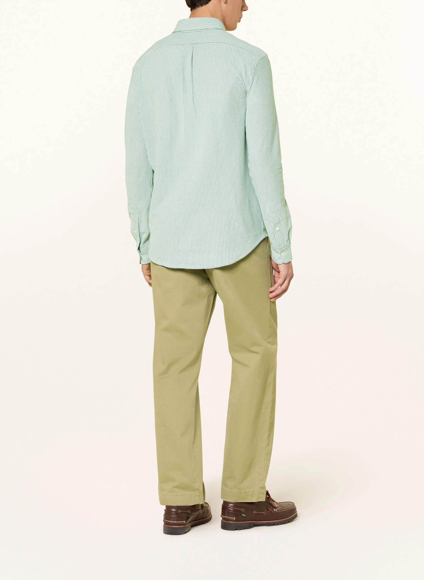 POLO RALPH LAUREN Oxfordhemd Regular Fit – HELLGRÜN / WEISS