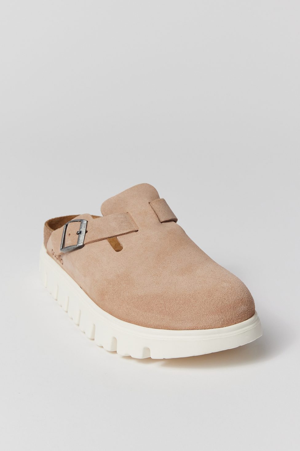 Birkenstock Women's Boston Chunky Suede Clogs - Warm Sand