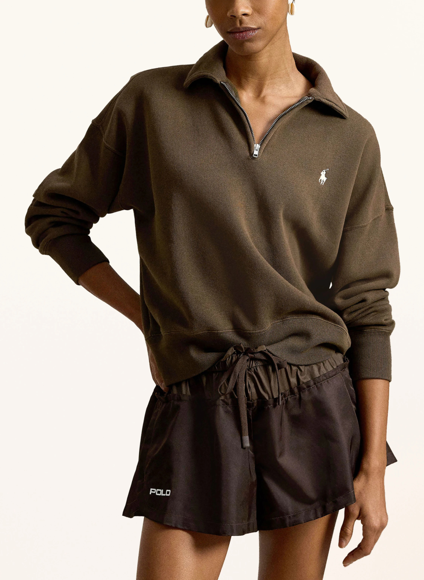 POLO RALPH LAUREN Sweat-Troyer – DUNKELBRAUN (2)