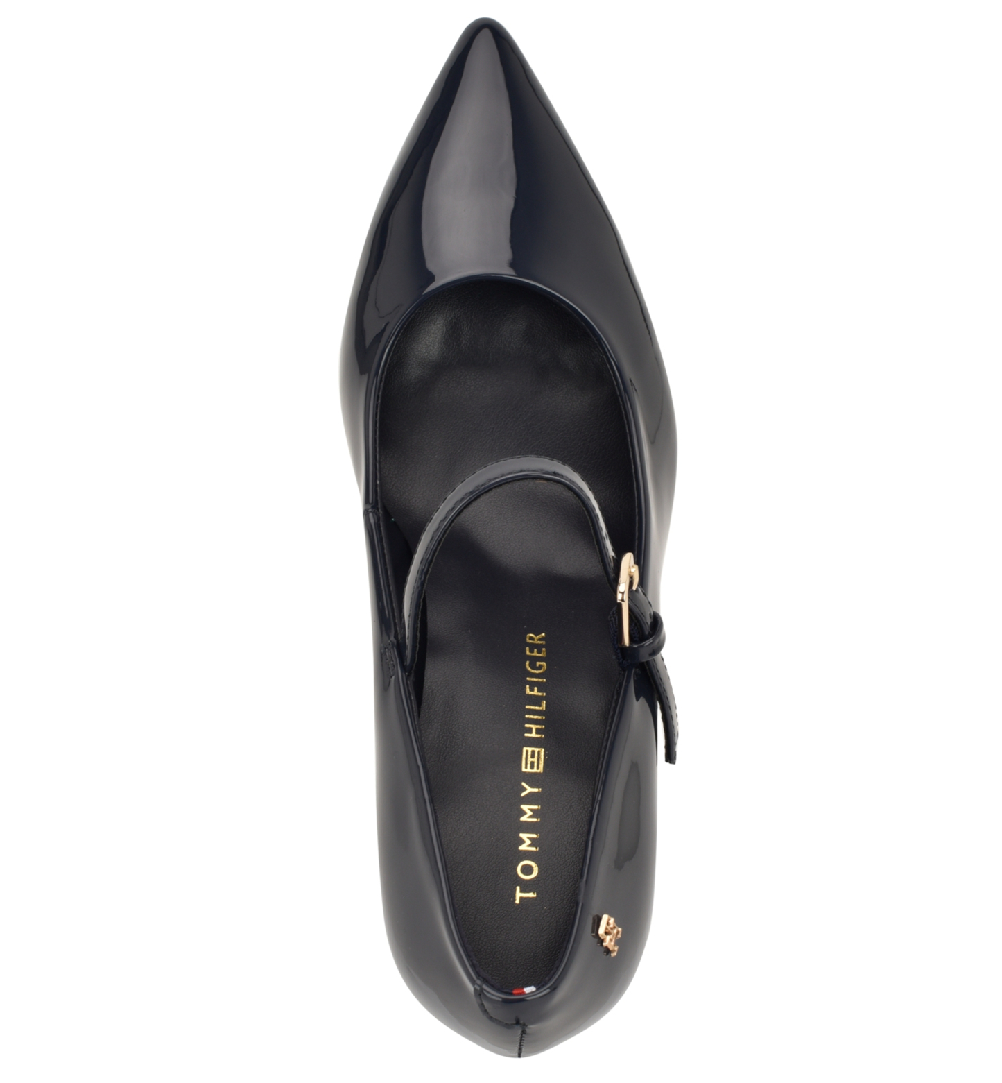 Tommy Hilfiger Women's Aveniz Mary Jane Block Heel Pump - Dark Blue