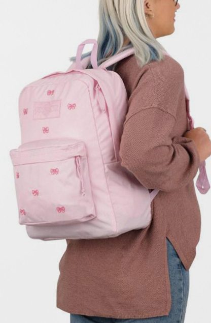 JanSport SuperBreak® Plus Backpack - Embroidered Bows