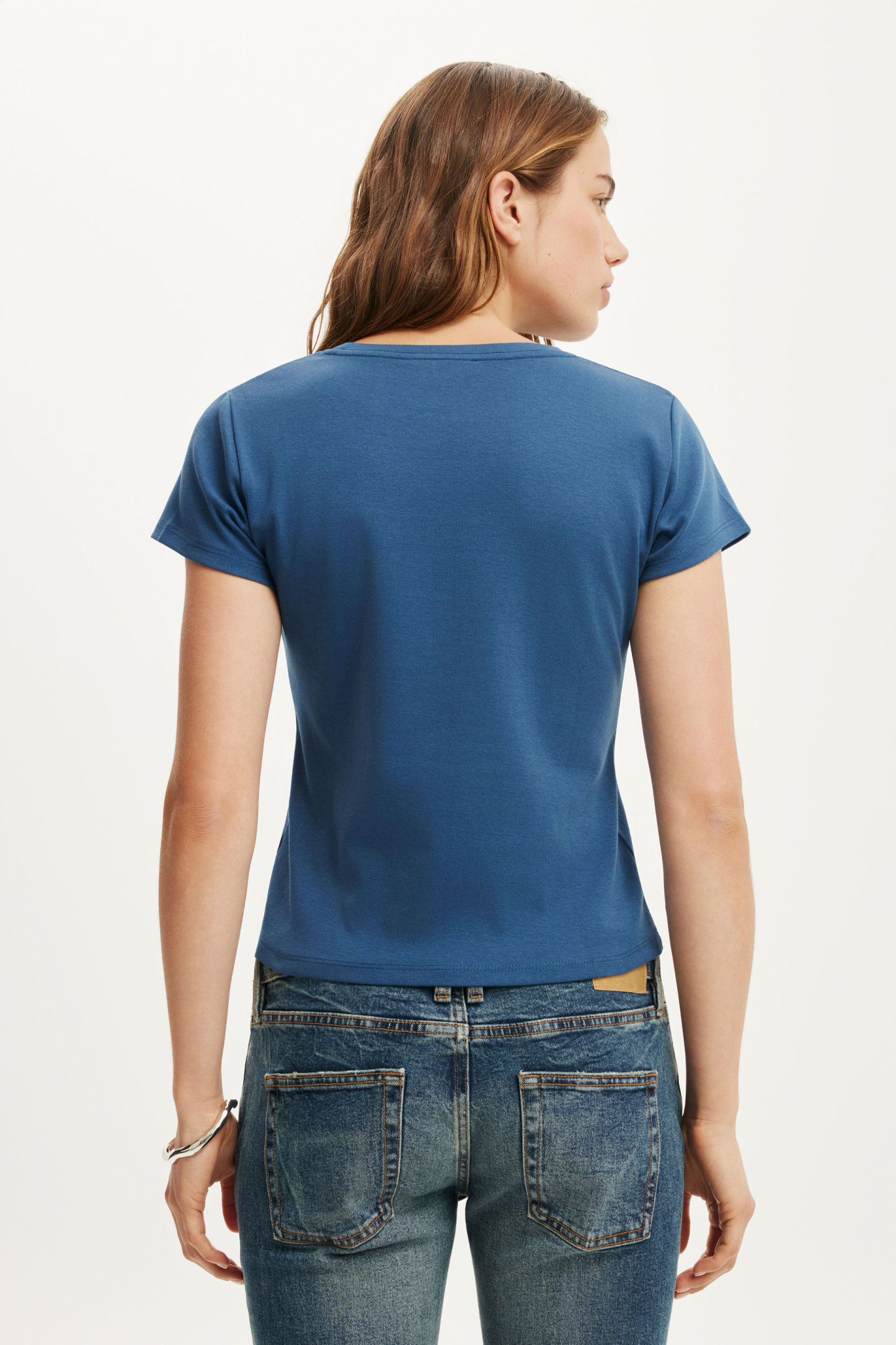 90S Baby Tee, MOONLIGHT INDIGO - example image 3