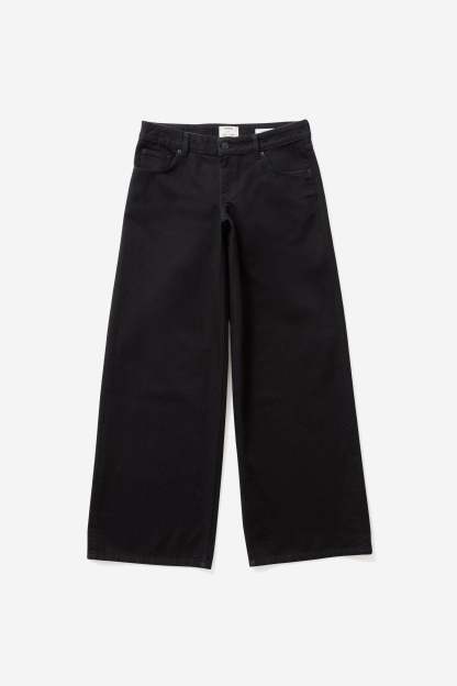 Low Rise Wide Jean, AQUARIUS BLACK - example image 2