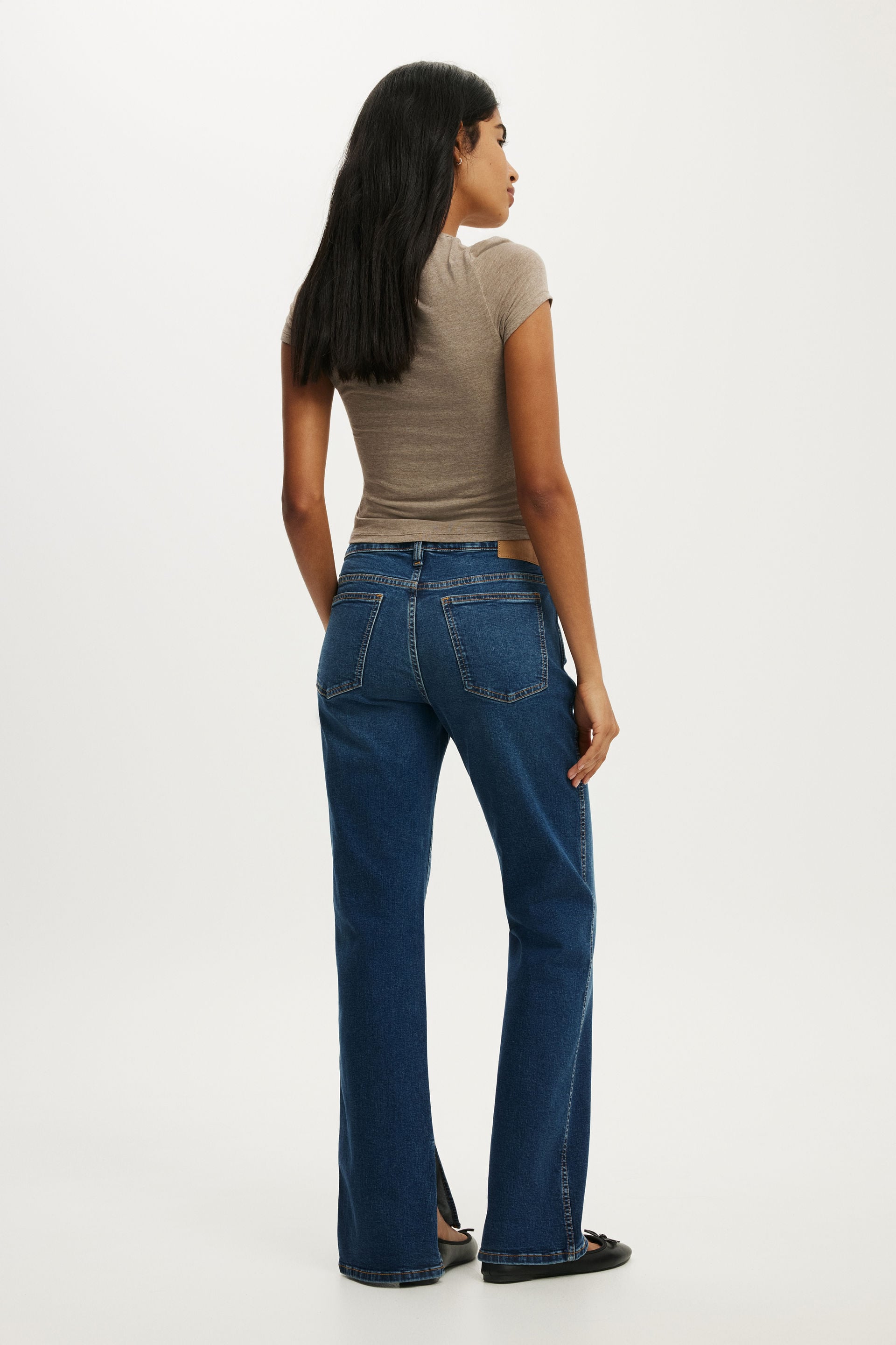 Stretch Slim Straight Jean, SCORPIO BLUE SPLIT - example image 2