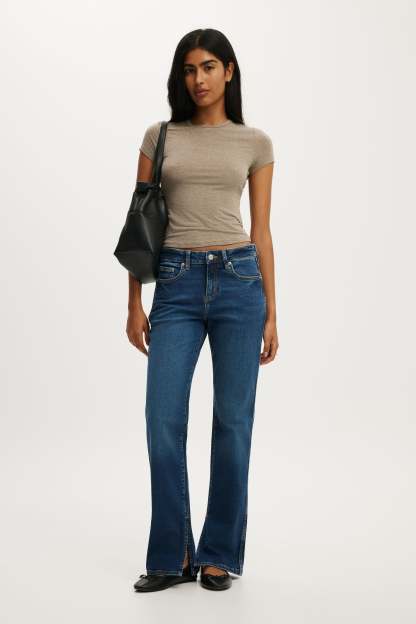 Stretch Slim Straight Jean, SCORPIO BLUE SPLIT - example image 1