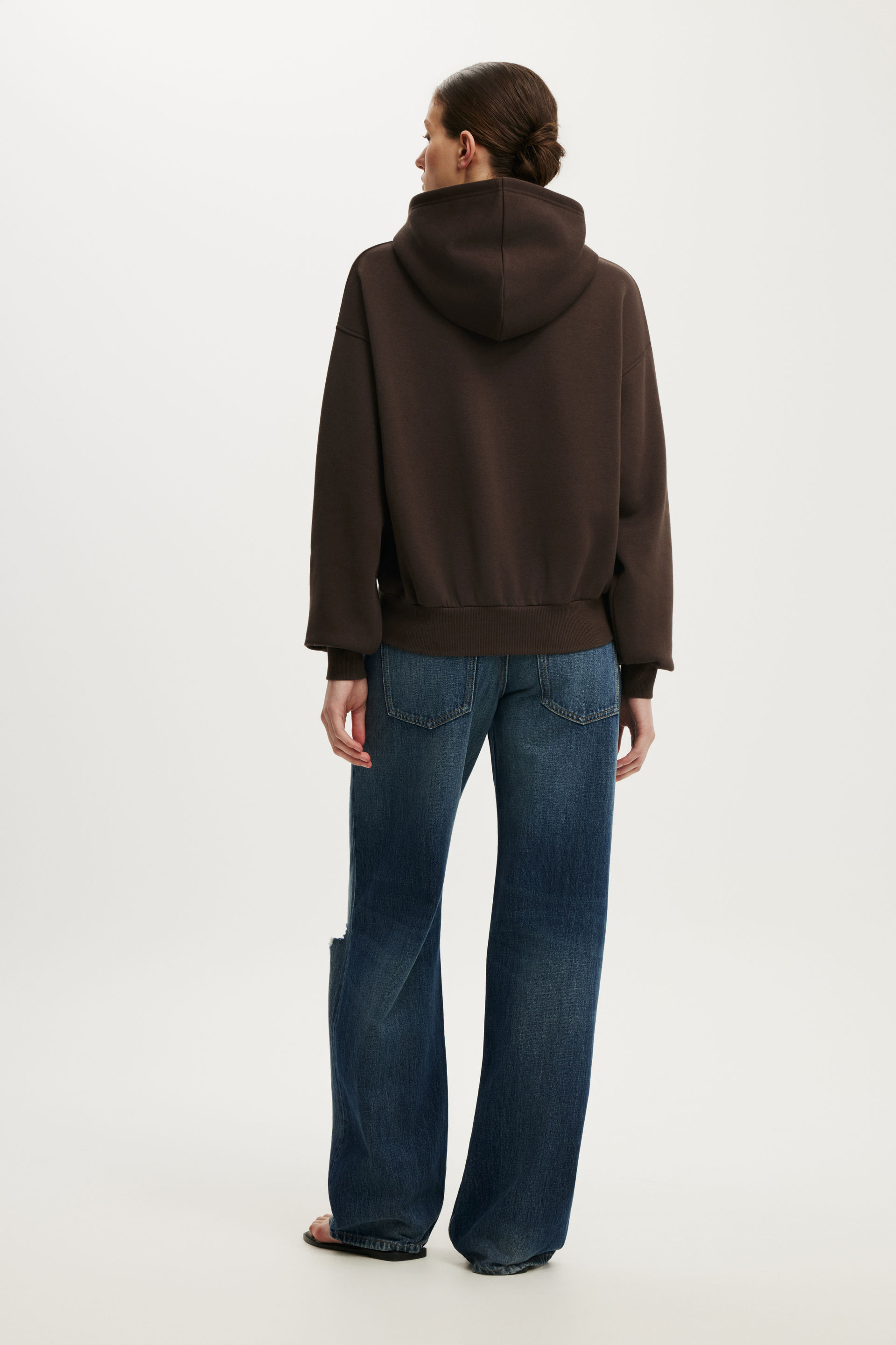 Jeep Boxy Graphic Hoodie, LCN JEP DARK OAK/JEEP - example image 4