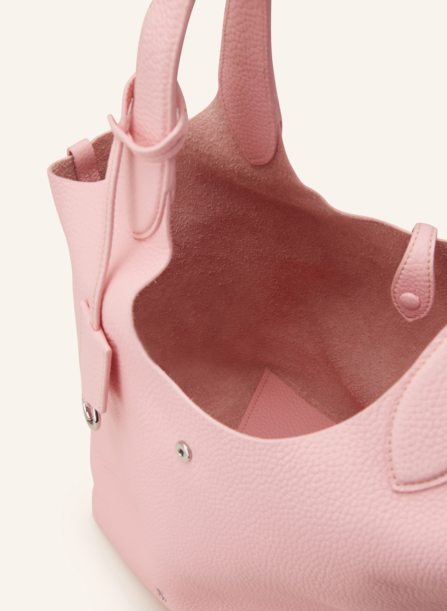 POLO RALPH LAUREN Shopper SHINY DRUM PEBBLE – ROSA