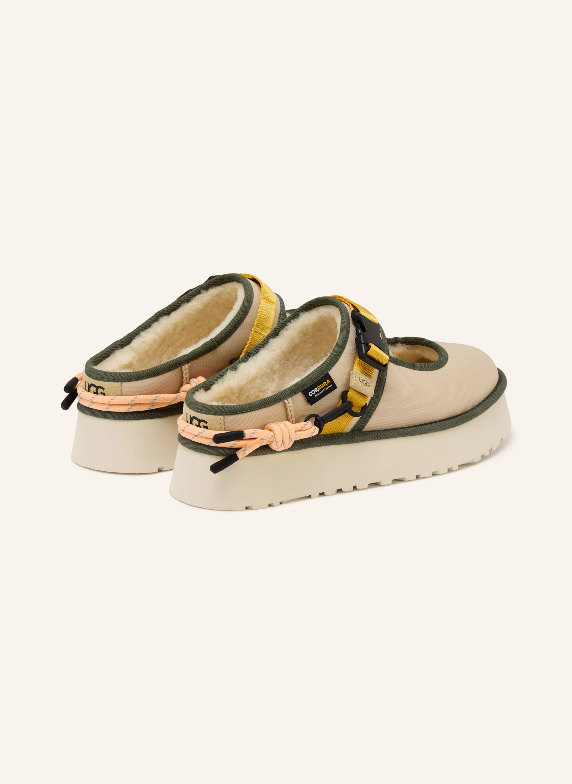 UGG Plateau-Pantoletten BEA MARY JANE – BEIGE / GELB / KHAKI